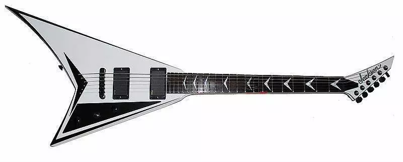 Matt Tuck Signature Rhoads - Silver with Black Bevel